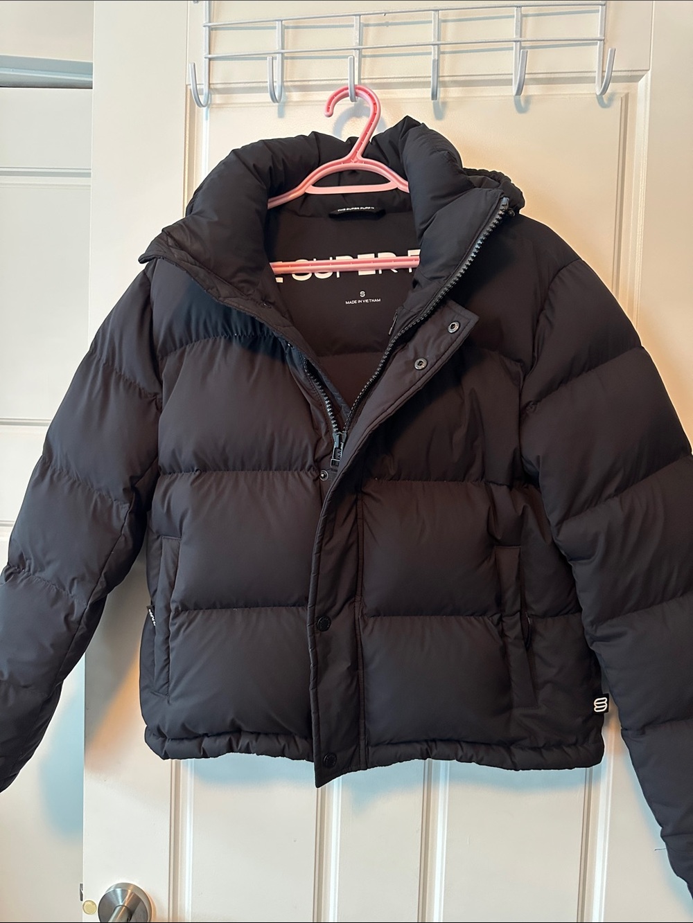 The Superpuff Black Puffer Jacket